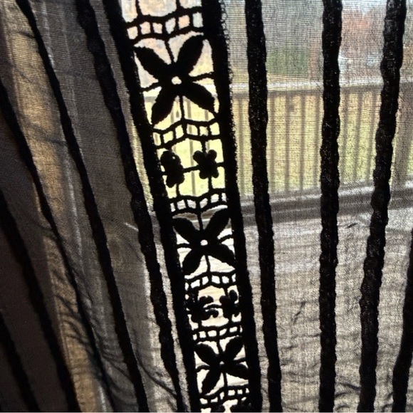 $128 Free People XS/small Distressed Black Willow Reverse High Low Kimono shrug - Picture 8 of 8